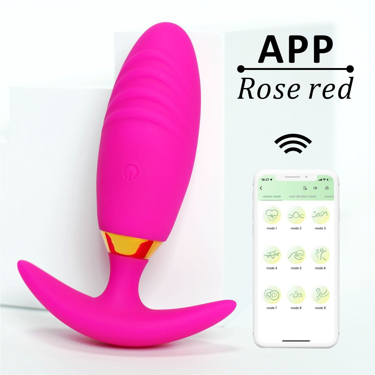 APP remote control vibrating jumping egg flirting vibrator, male and female shared masturbator, wearing anal harem